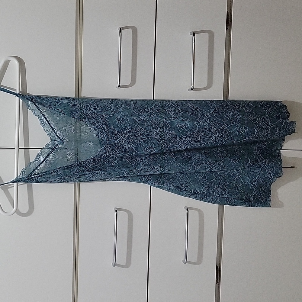 Victoria's Secret Women's Green Dress Lace